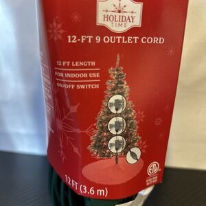 Extension Cord 12 ft. 9 Outlet On/Off Switch NEW